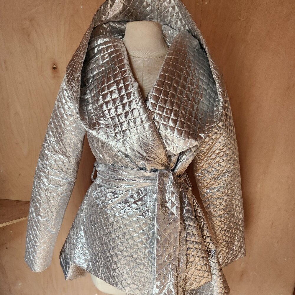 Silver Statement Coat